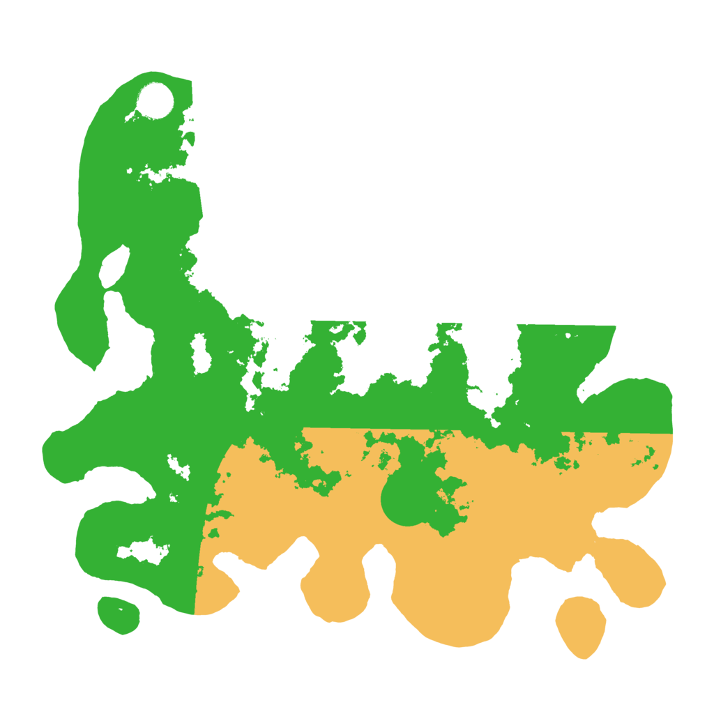 Biome Rust Map: Barren, Size: 3500, Seed: 778373613