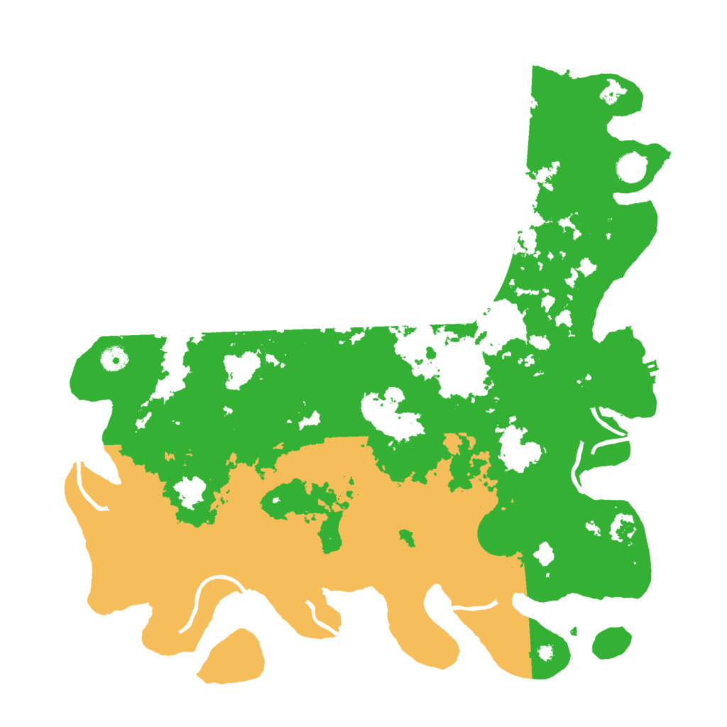 Biome Rust Map: Procedural Map, Size: 4300, Seed: 874561