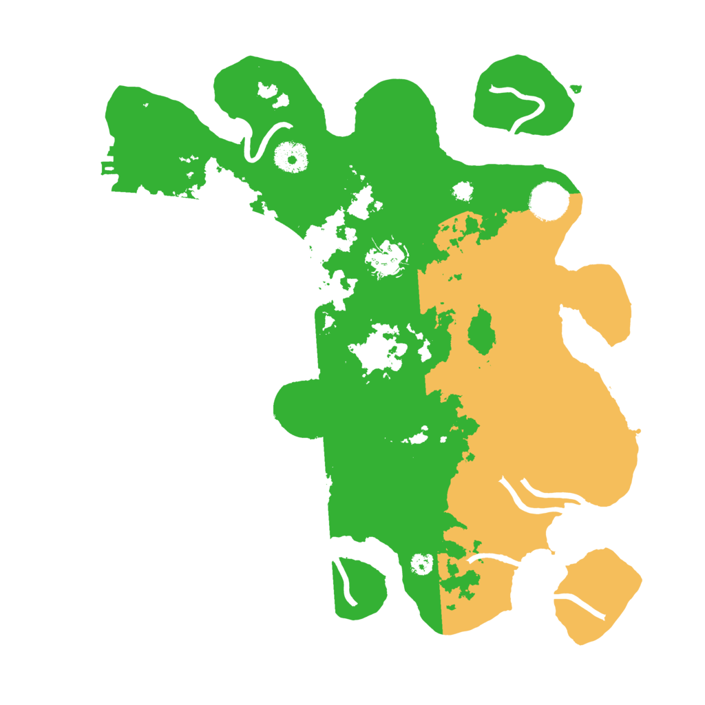 Biome Rust Map: Procedural Map, Size: 3250, Seed: 100
