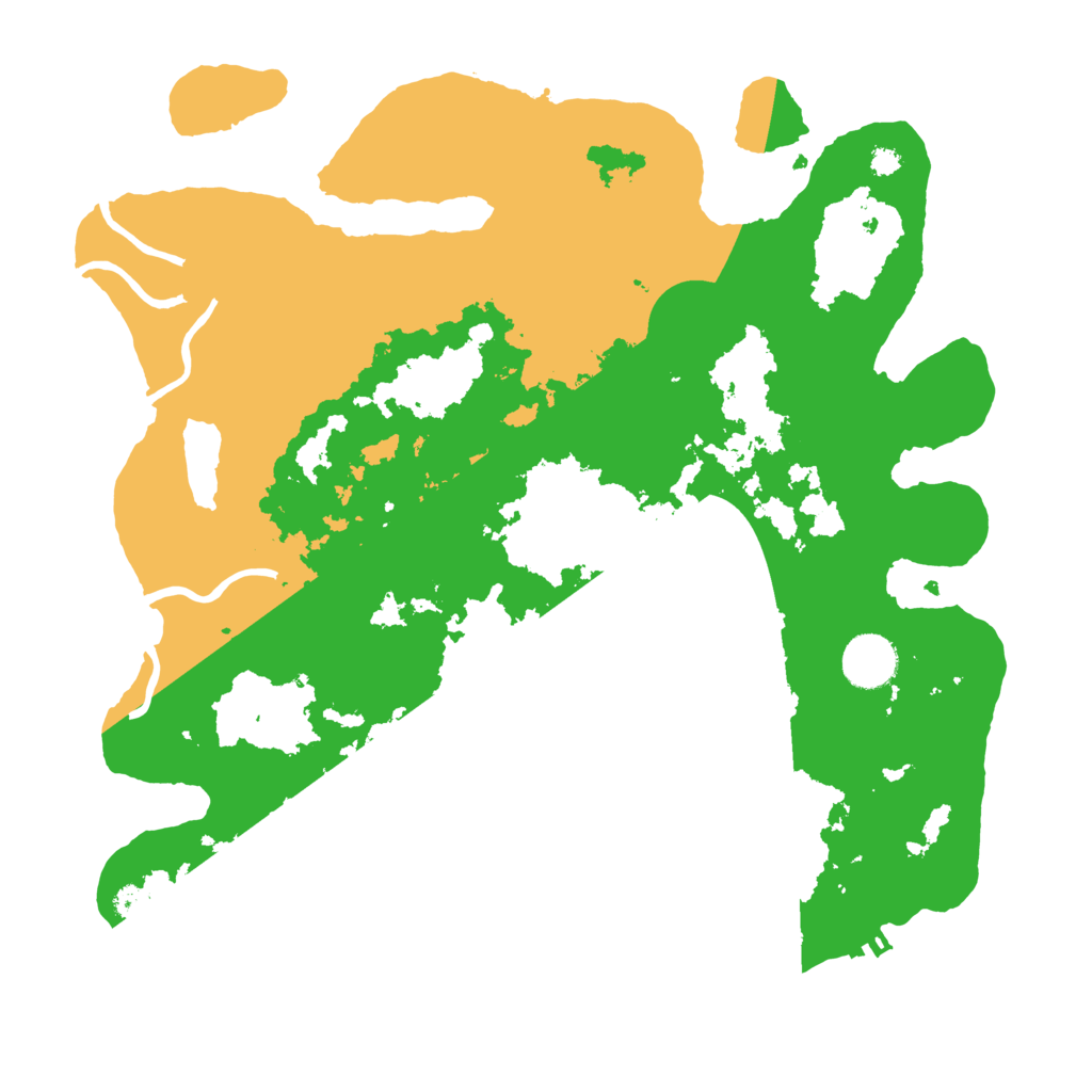 Biome Rust Map: Procedural Map, Size: 3500, Seed: 76614904