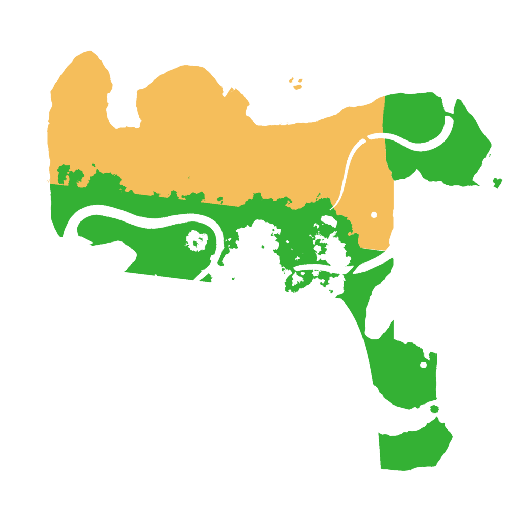 Biome Rust Map: Procedural Map, Size: 2500, Seed: 1438297555