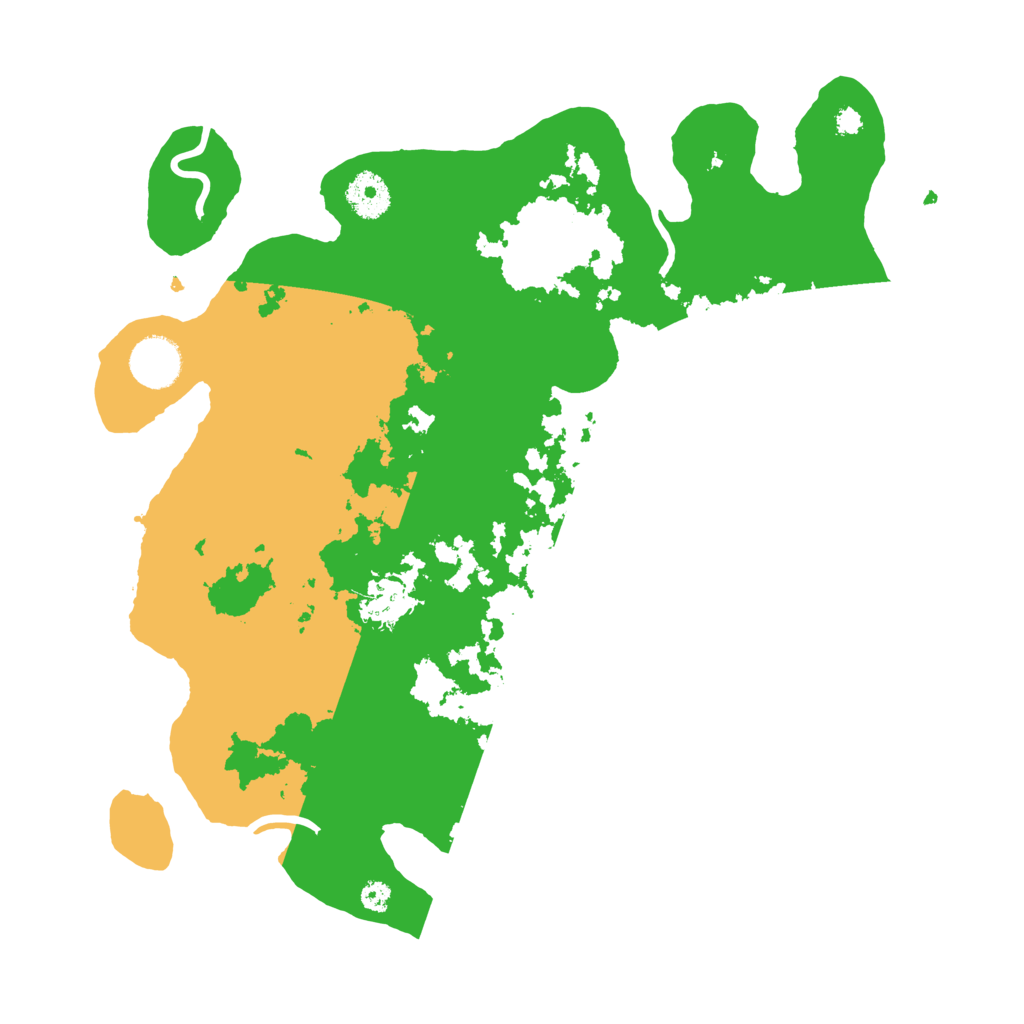 Biome Rust Map: Procedural Map, Size: 3500, Seed: 343767232