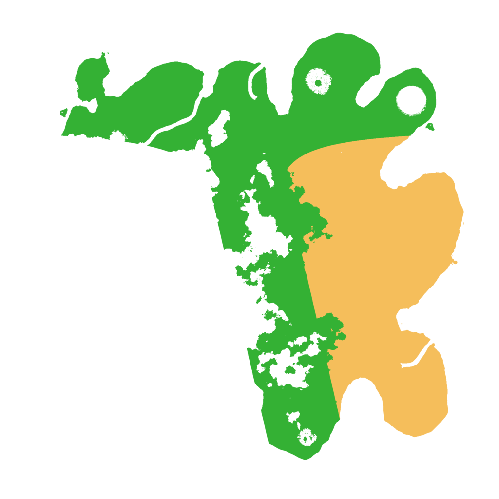 Biome Rust Map: Procedural Map, Size: 3000, Seed: 3543286