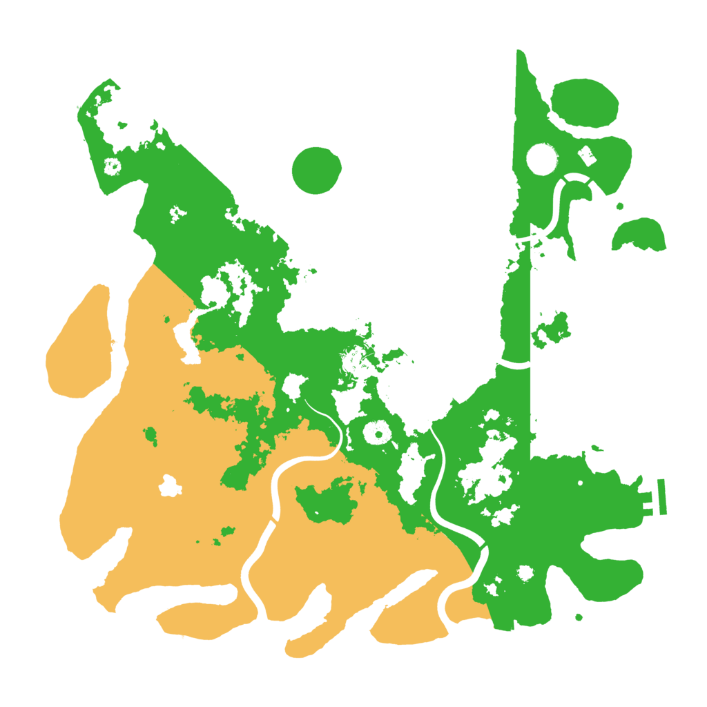 Biome Rust Map: Procedural Map, Size: 4000, Seed: 92299000