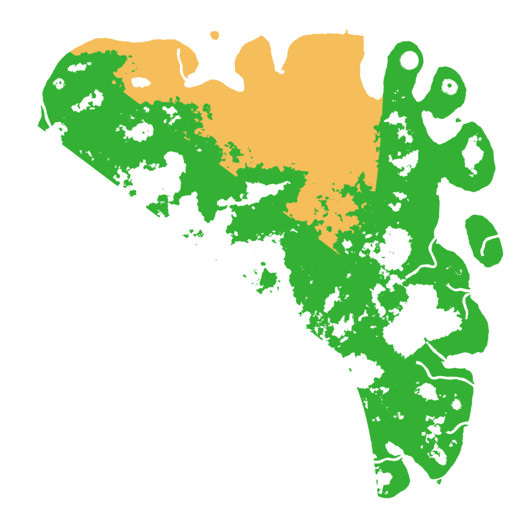 Biome Rust Map: Procedural Map, Size: 5000, Seed: 1335876561