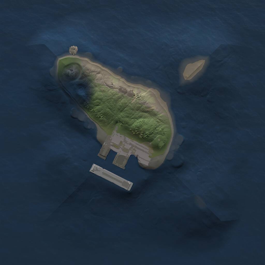 Rust Map: Procedural Map, Size: 1200, Seed: 1954450647, 2 Monuments