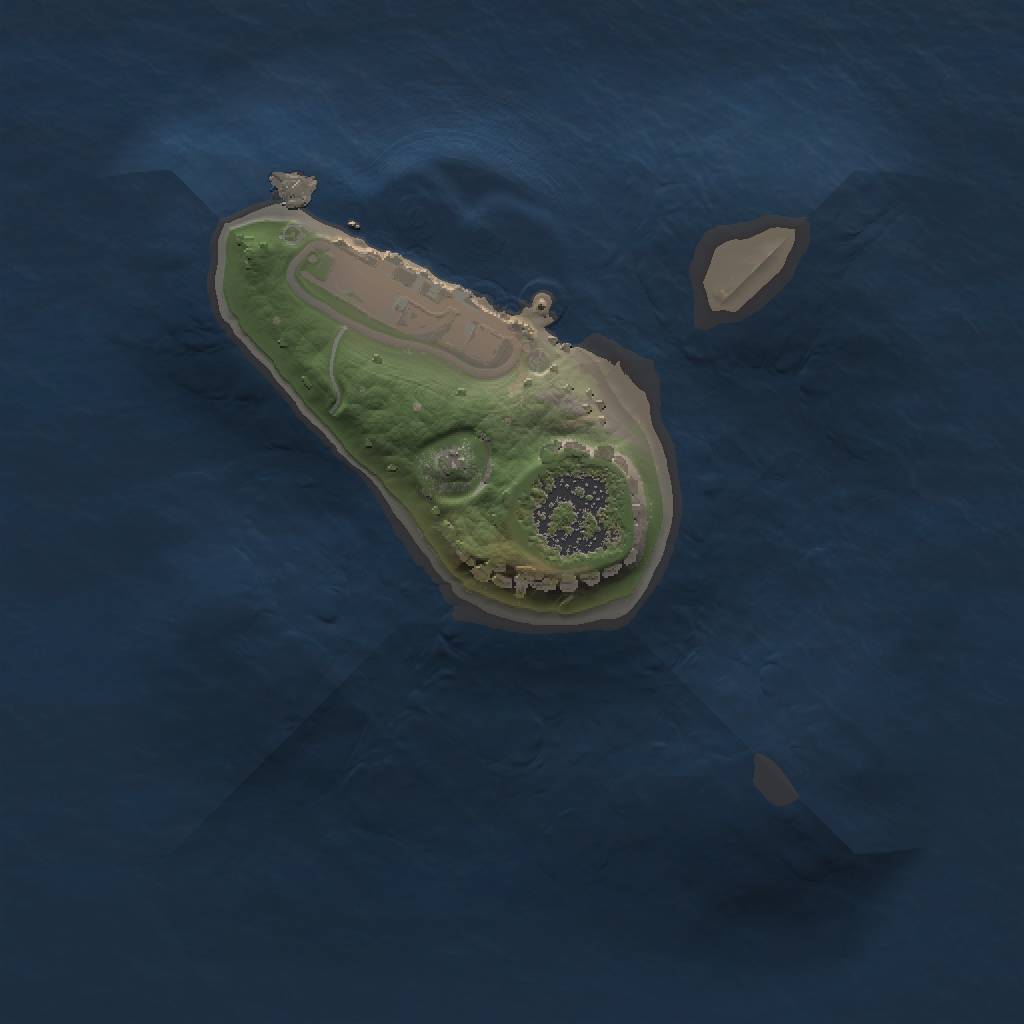 Rust Map: Procedural Map, Size: 1200, Seed: 1954450647, 4 Monuments