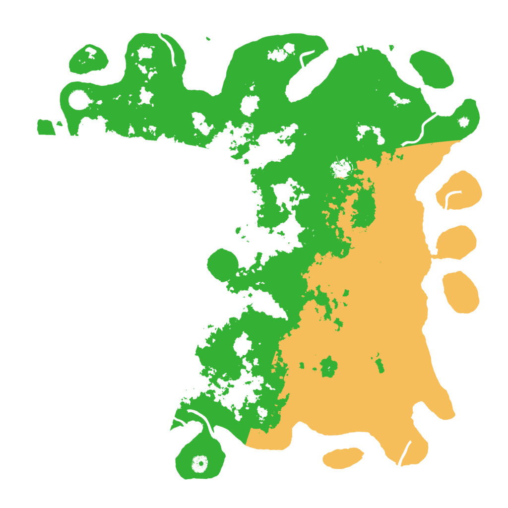 Biome Rust Map: Procedural Map, Size: 4500, Seed: 172564268