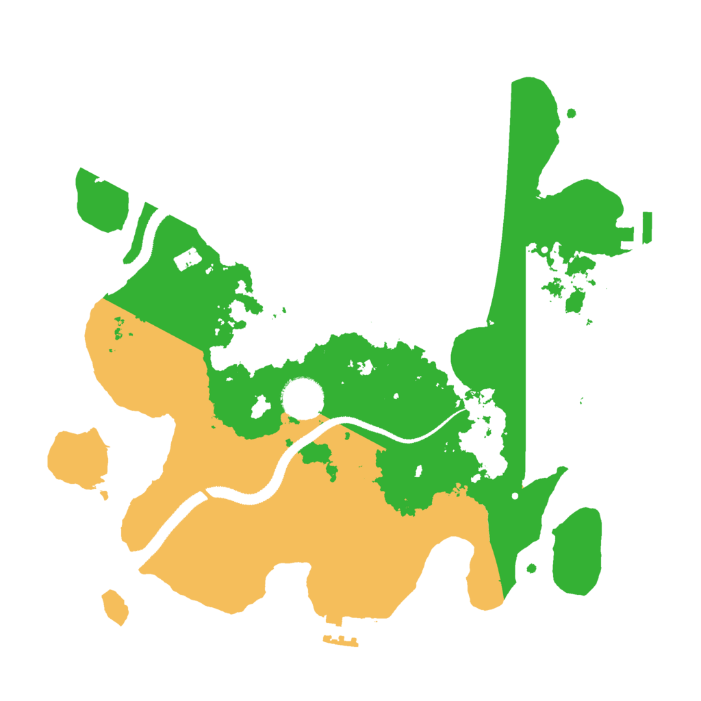 Biome Rust Map: Procedural Map, Size: 3000, Seed: 549098600
