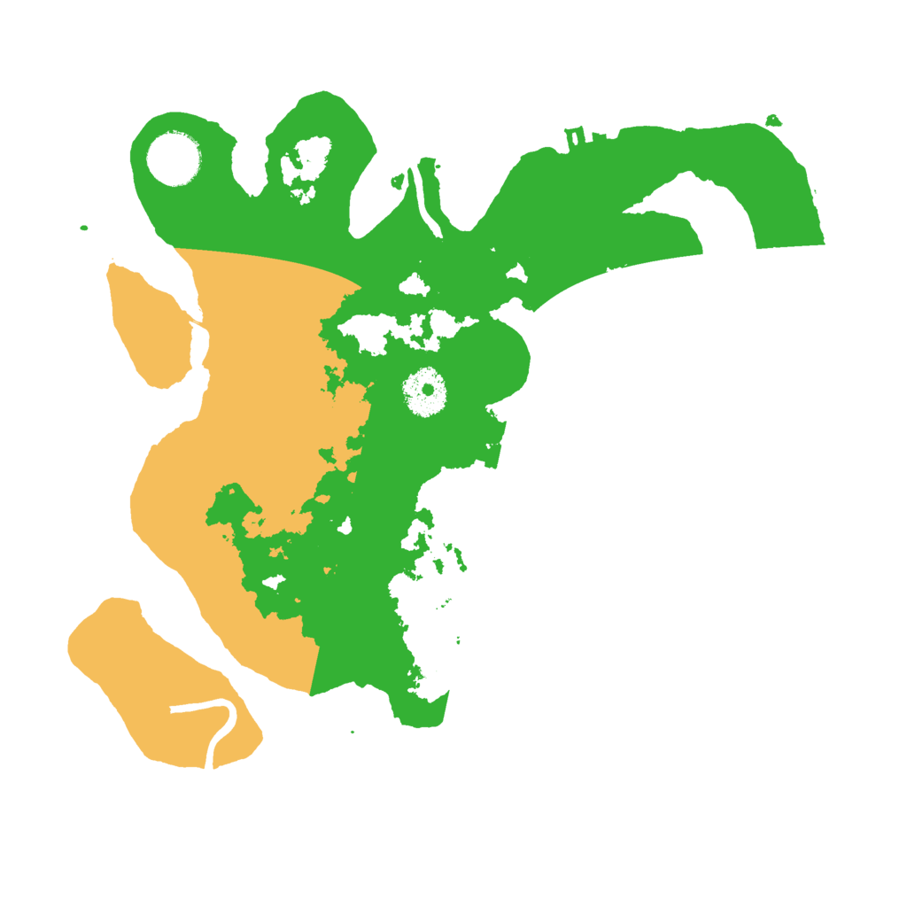 Biome Rust Map: Procedural Map, Size: 3000, Seed: 644857842