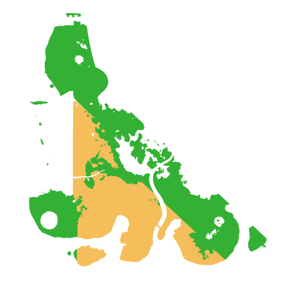 Biome Rust Map: Procedural Map, Size: 3000, Seed: 12222