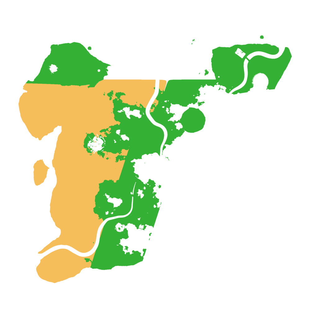 Biome Rust Map: Procedural Map, Size: 3500, Seed: 361349574