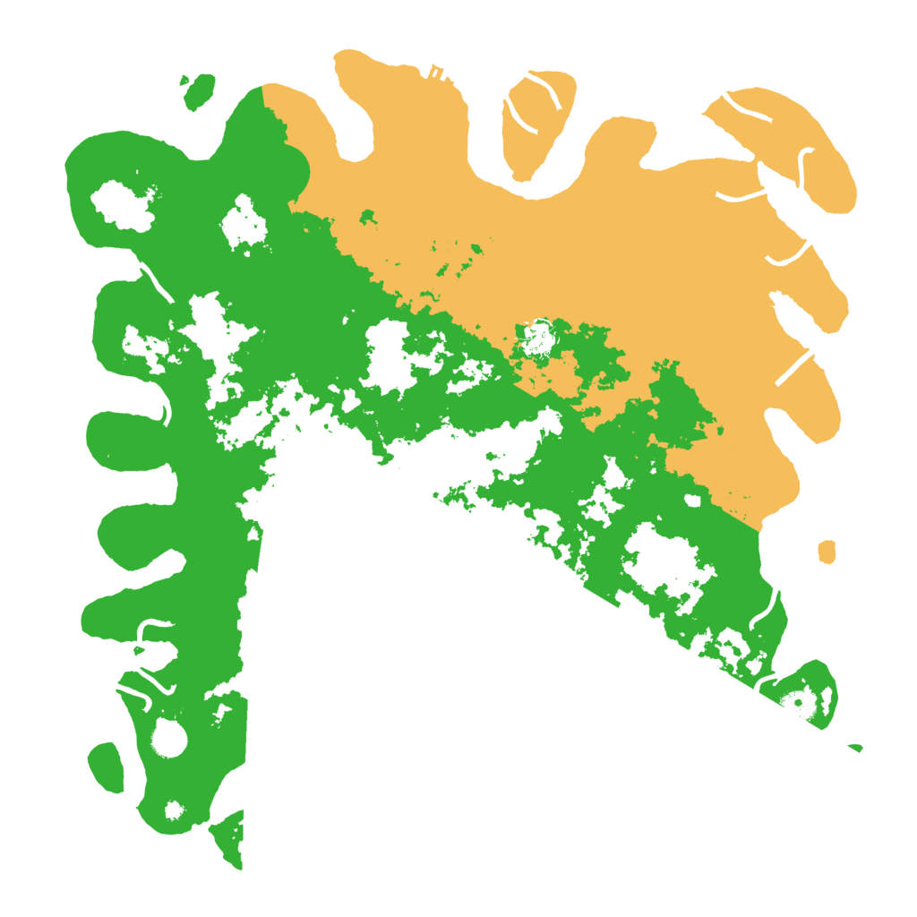 Biome Rust Map: Procedural Map, Size: 4500, Seed: 1186016871