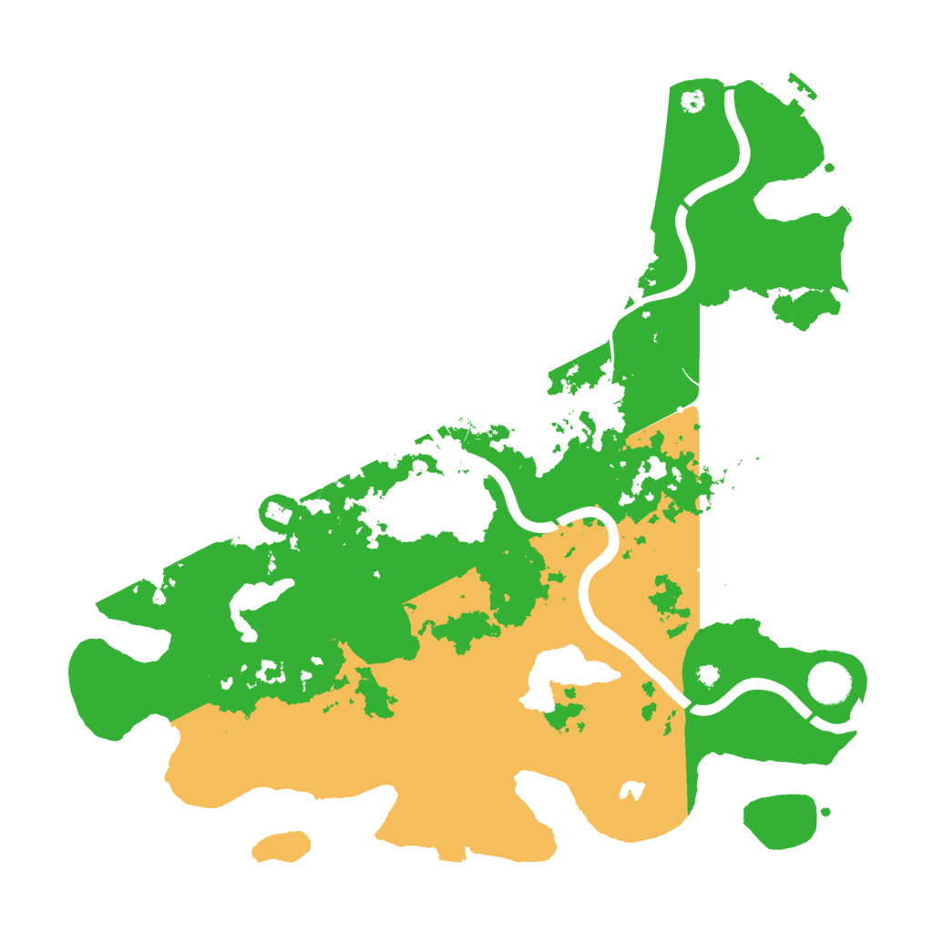 Biome Rust Map: Procedural Map, Size: 4000, Seed: 87325385