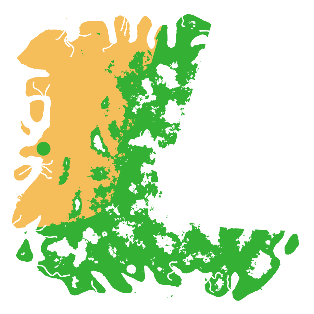 Biome Rust Map: Procedural Map, Size: 6000, Seed: 34096635