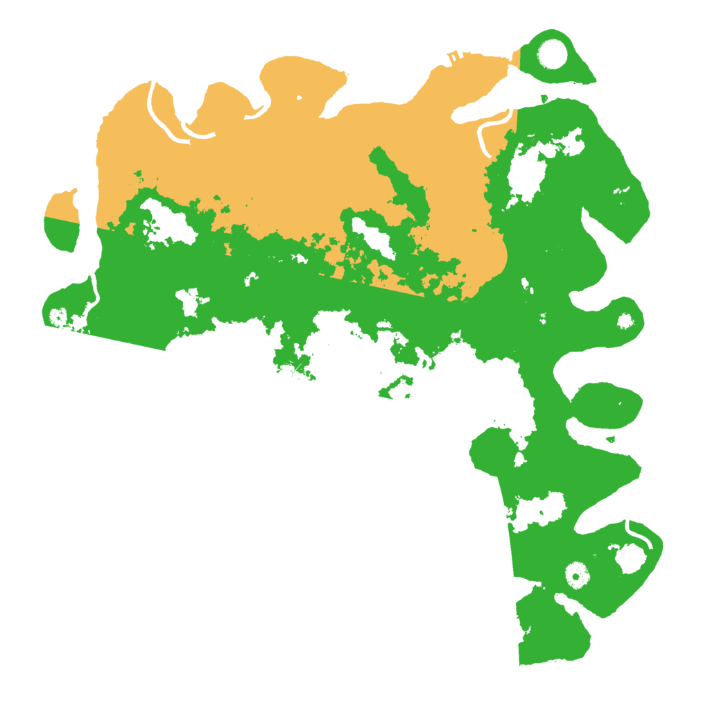 Biome Rust Map: Procedural Map, Size: 4250, Seed: 21353