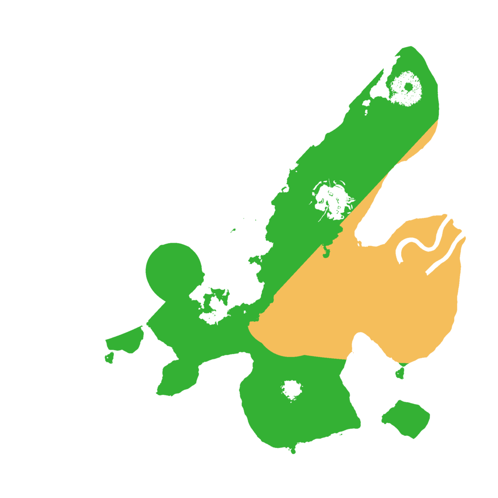 Biome Rust Map: Procedural Map, Size: 2350, Seed: 23645