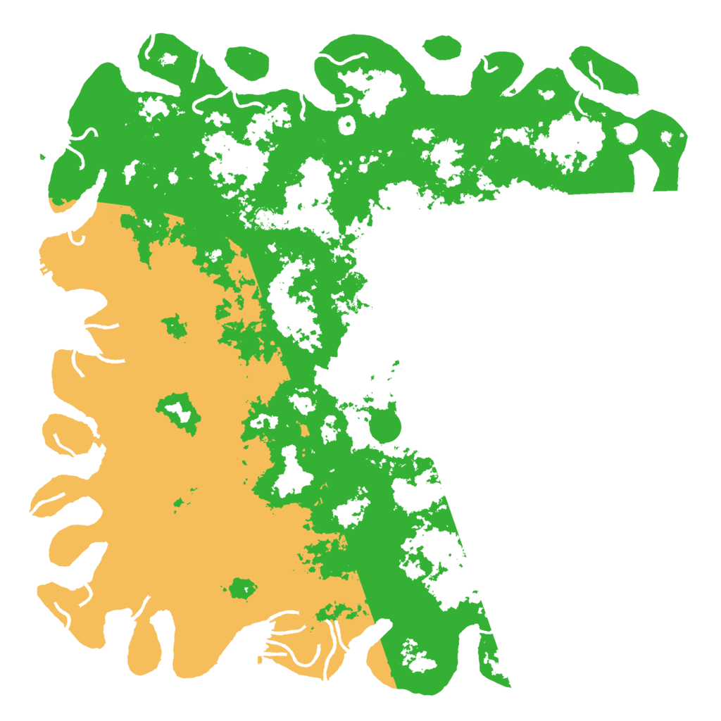 Biome Rust Map: Procedural Map, Size: 6000, Seed: 579977521