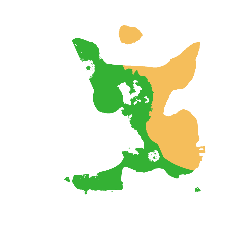 Biome Rust Map: Procedural Map, Size: 2200, Seed: 836429099