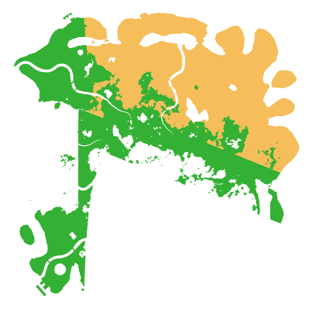 Biome Rust Map: Procedural Map, Size: 4800, Seed: 22620