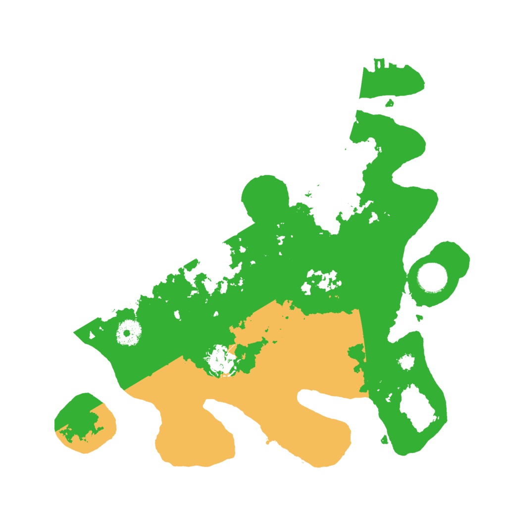 Biome Rust Map: Procedural Map, Size: 3000, Seed: 8884