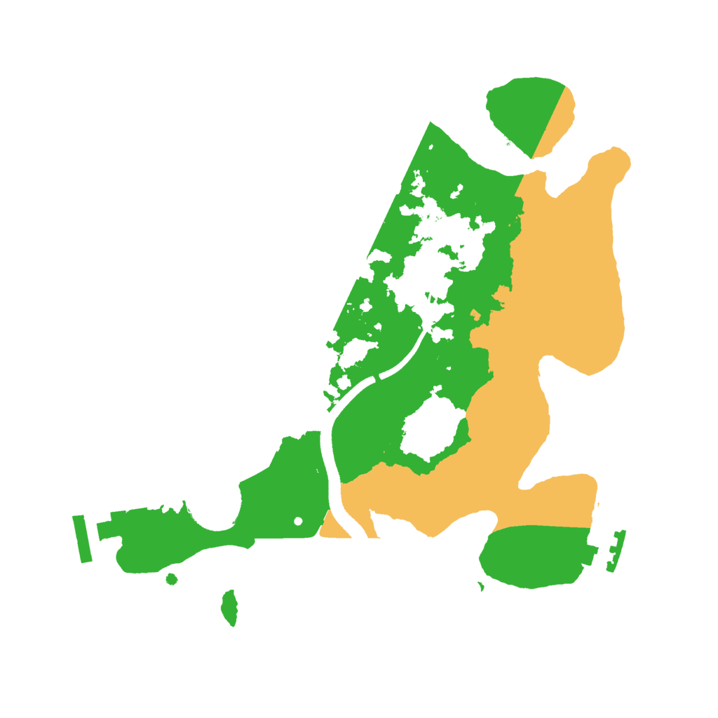 Biome Rust Map: Procedural Map, Size: 2500, Seed: 13367