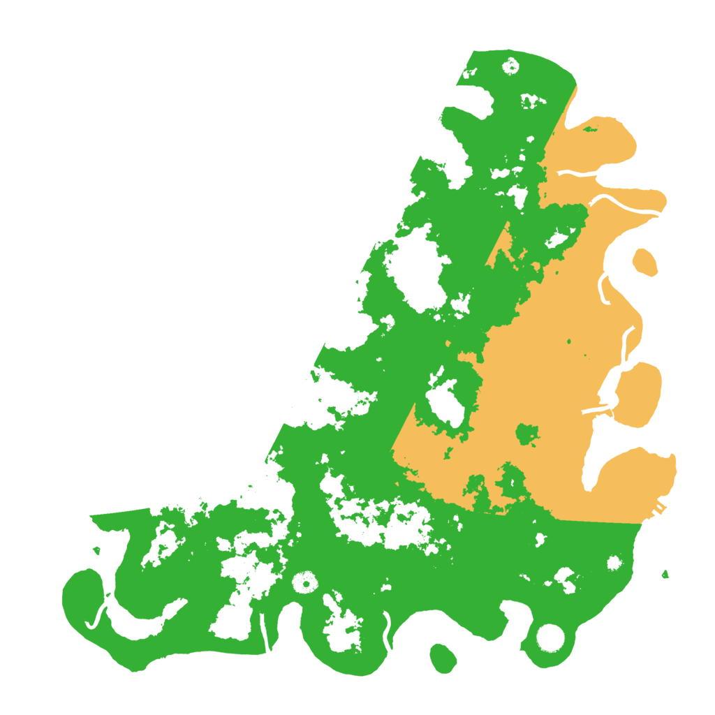 Biome Rust Map: Procedural Map, Size: 4500, Seed: 1066834710