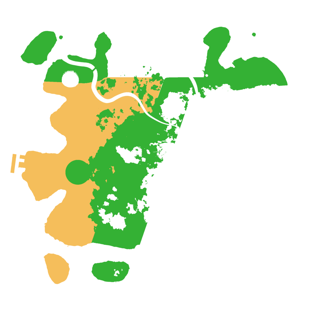 Biome Rust Map: Procedural Map, Size: 3300, Seed: 1733721628