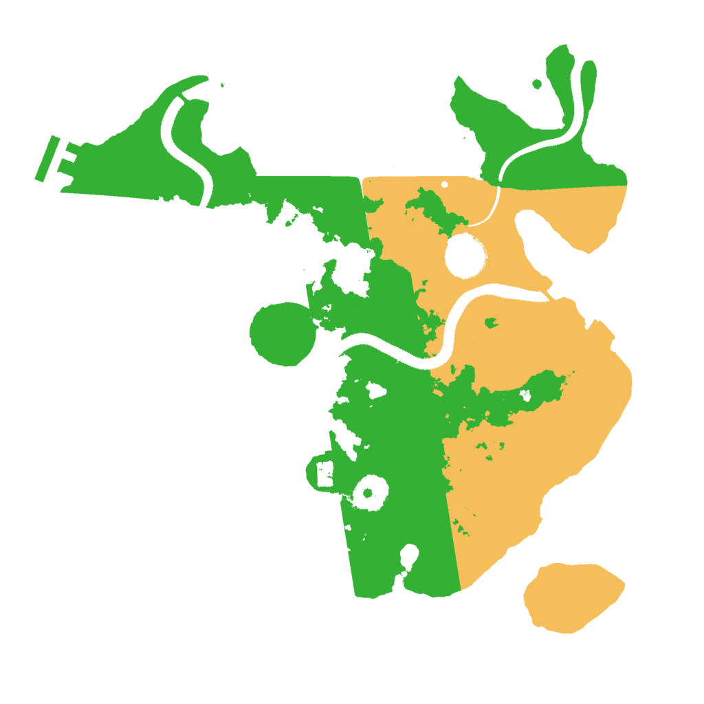Biome Rust Map: Procedural Map, Size: 3000, Seed: 1030740086