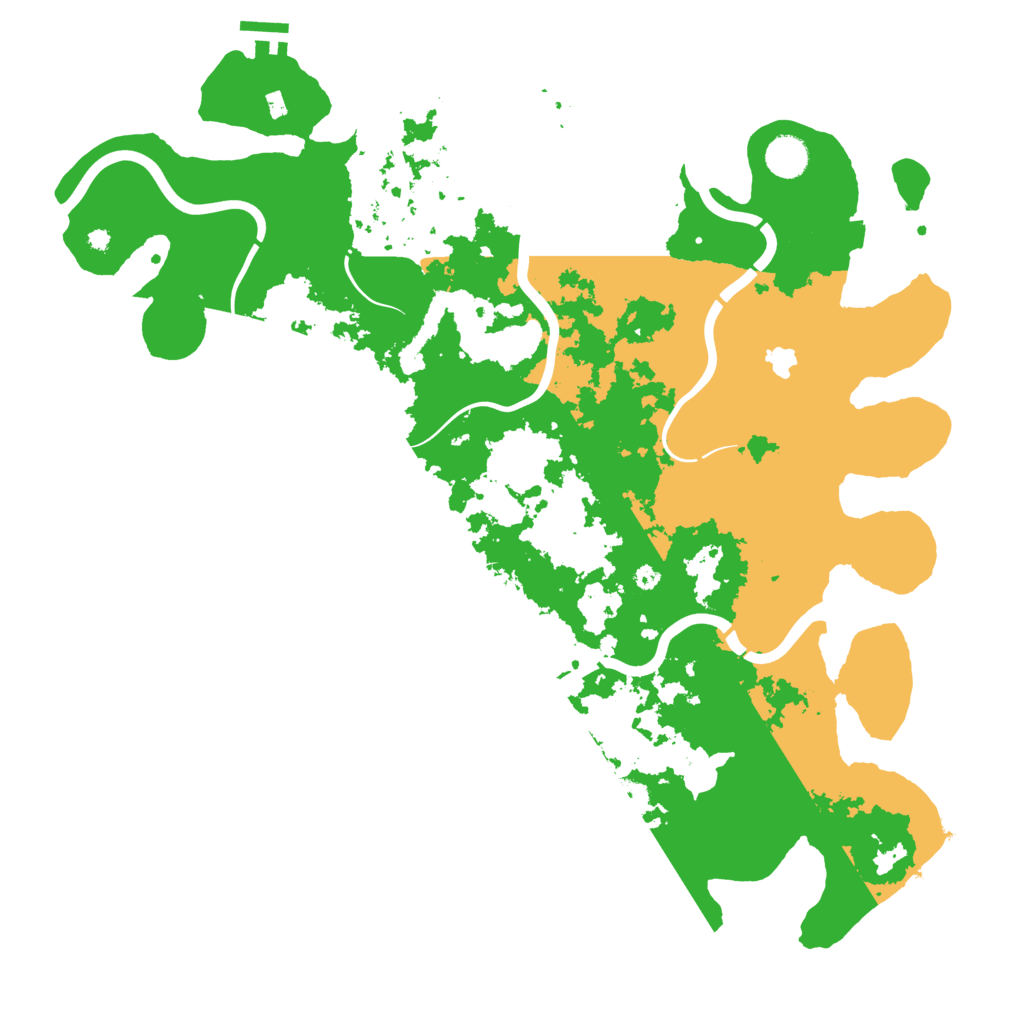 Biome Rust Map: Procedural Map, Size: 4250, Seed: 703959193