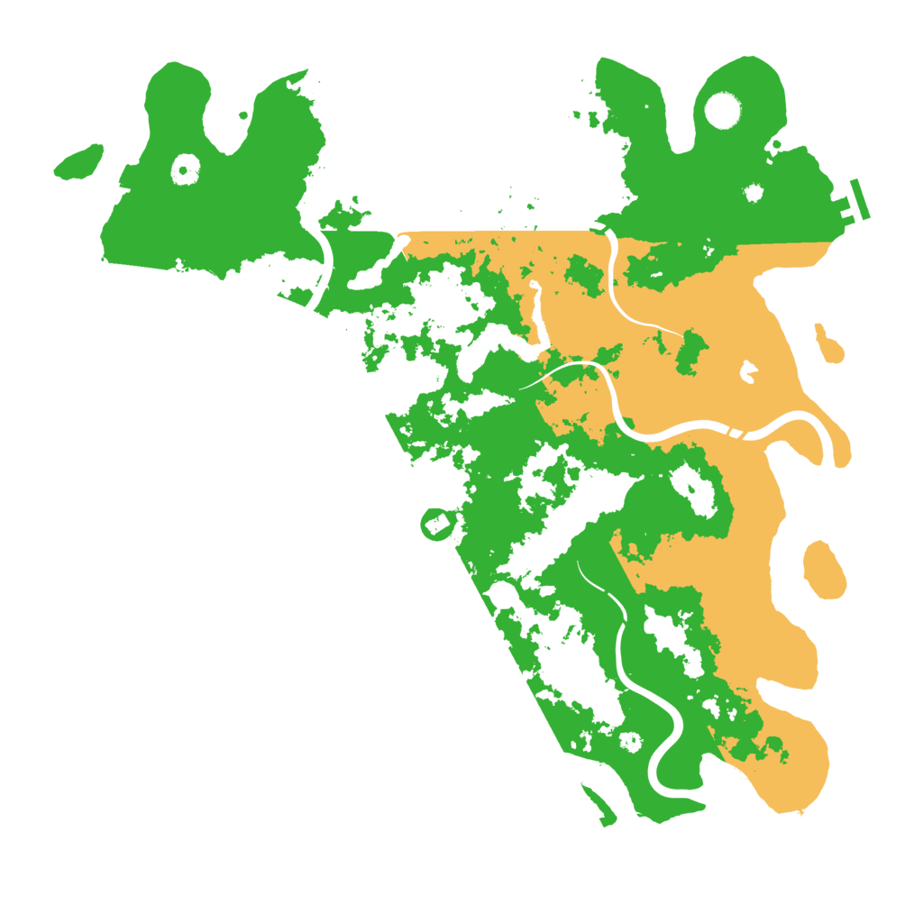 Biome Rust Map: Procedural Map, Size: 4500, Seed: 447301945