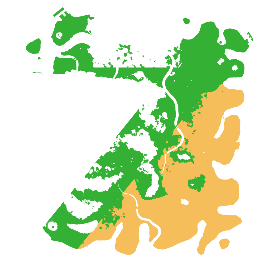 Biome Rust Map: Procedural Map, Size: 4250, Seed: 742433