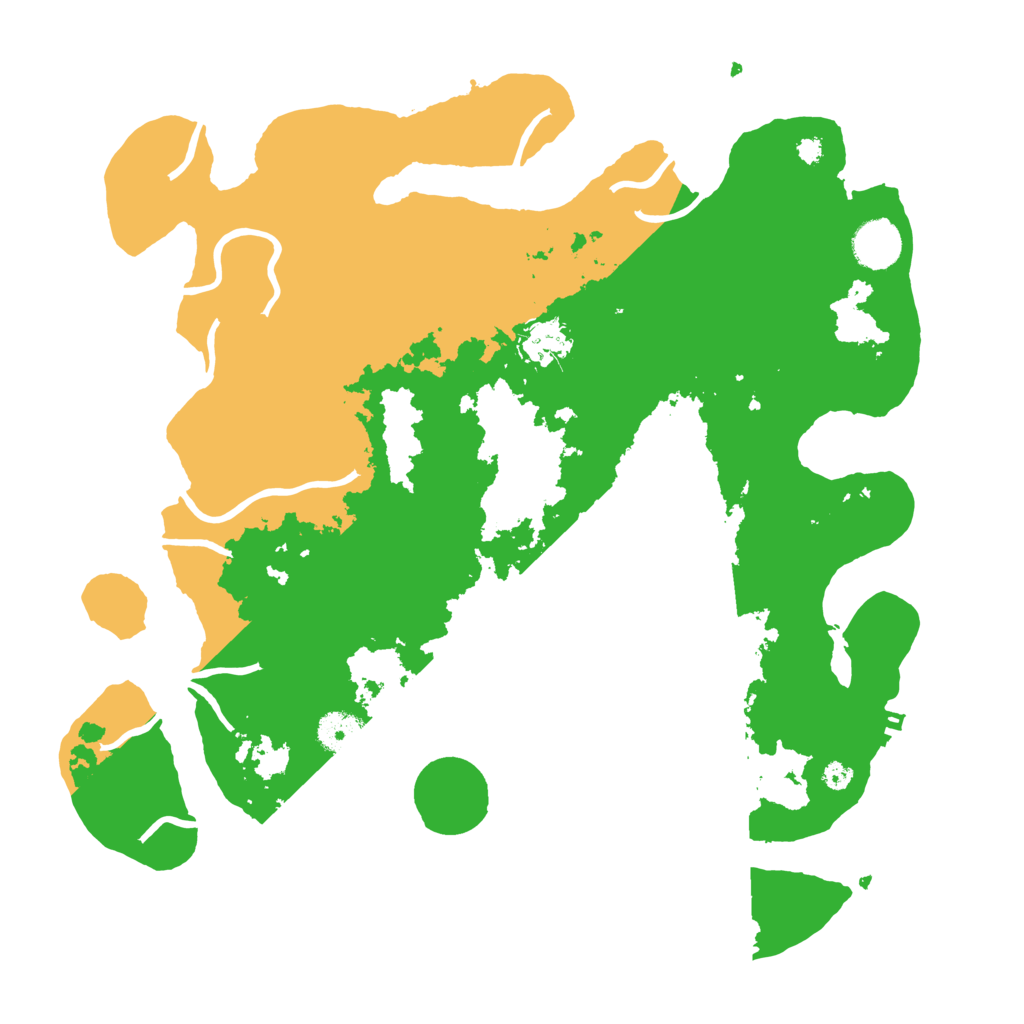 Biome Rust Map: Procedural Map, Size: 3700, Seed: 112237