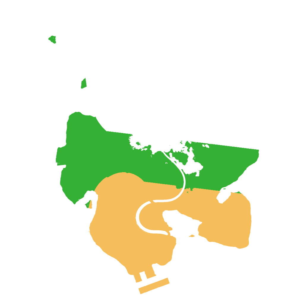 Biome Rust Map: Procedural Map, Size: 1969, Seed: 2147483645