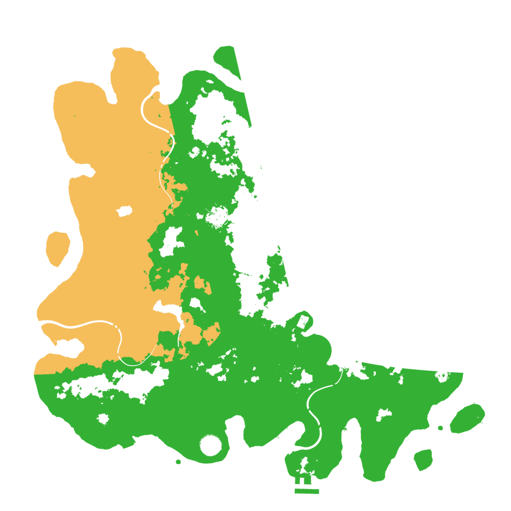 Biome Rust Map: Procedural Map, Size: 4250, Seed: 883871491