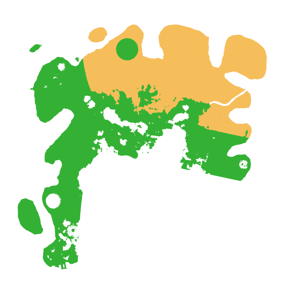 Biome Rust Map: Procedural Map, Size: 3500, Seed: 770100546