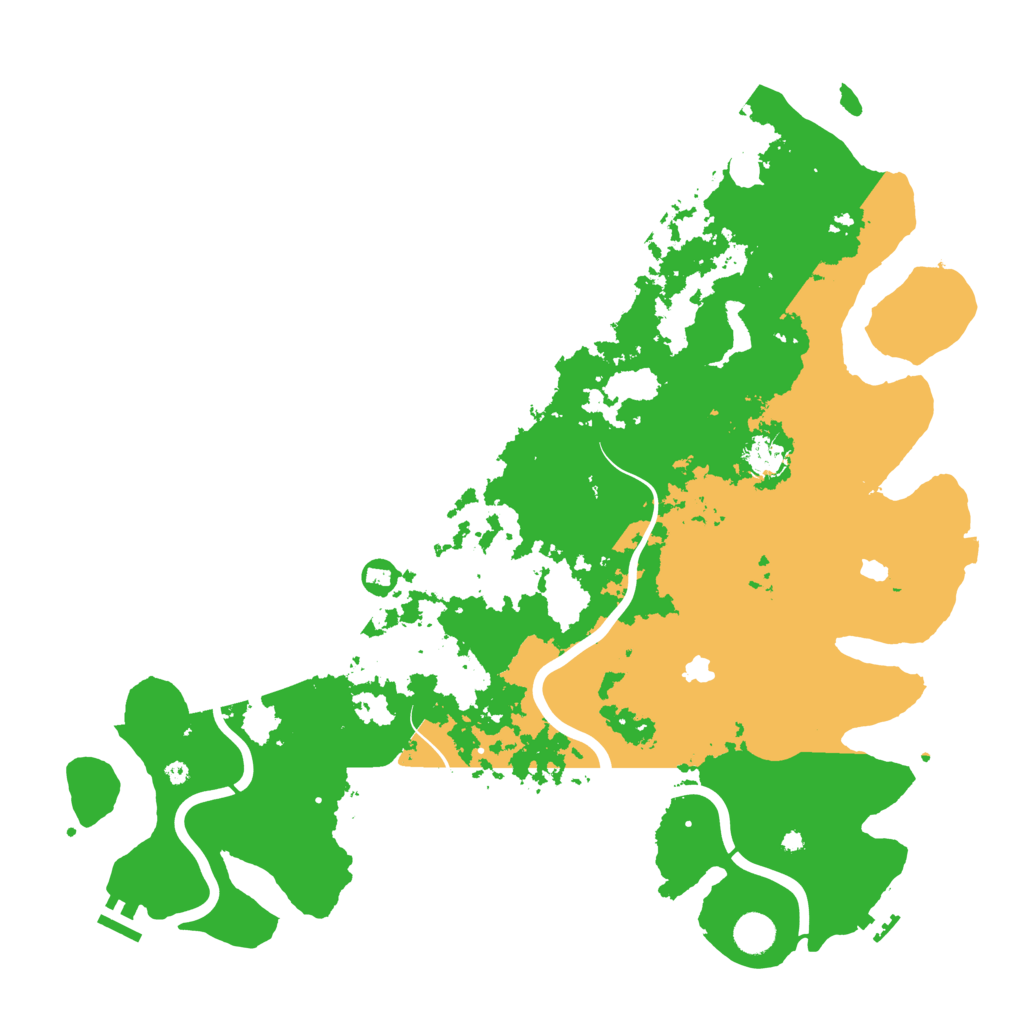Biome Rust Map: Procedural Map, Size: 4500, Seed: 8154711