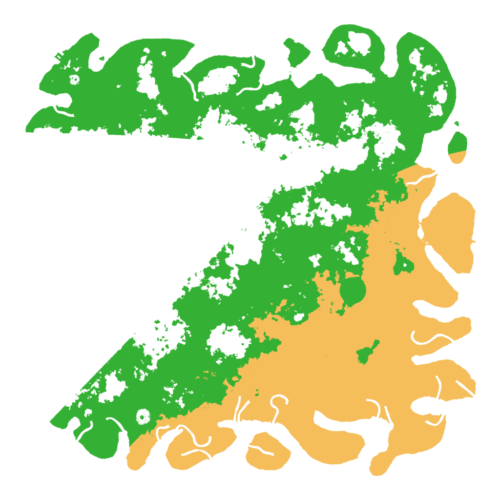 Biome Rust Map: Procedural Map, Size: 5000, Seed: 2011908924