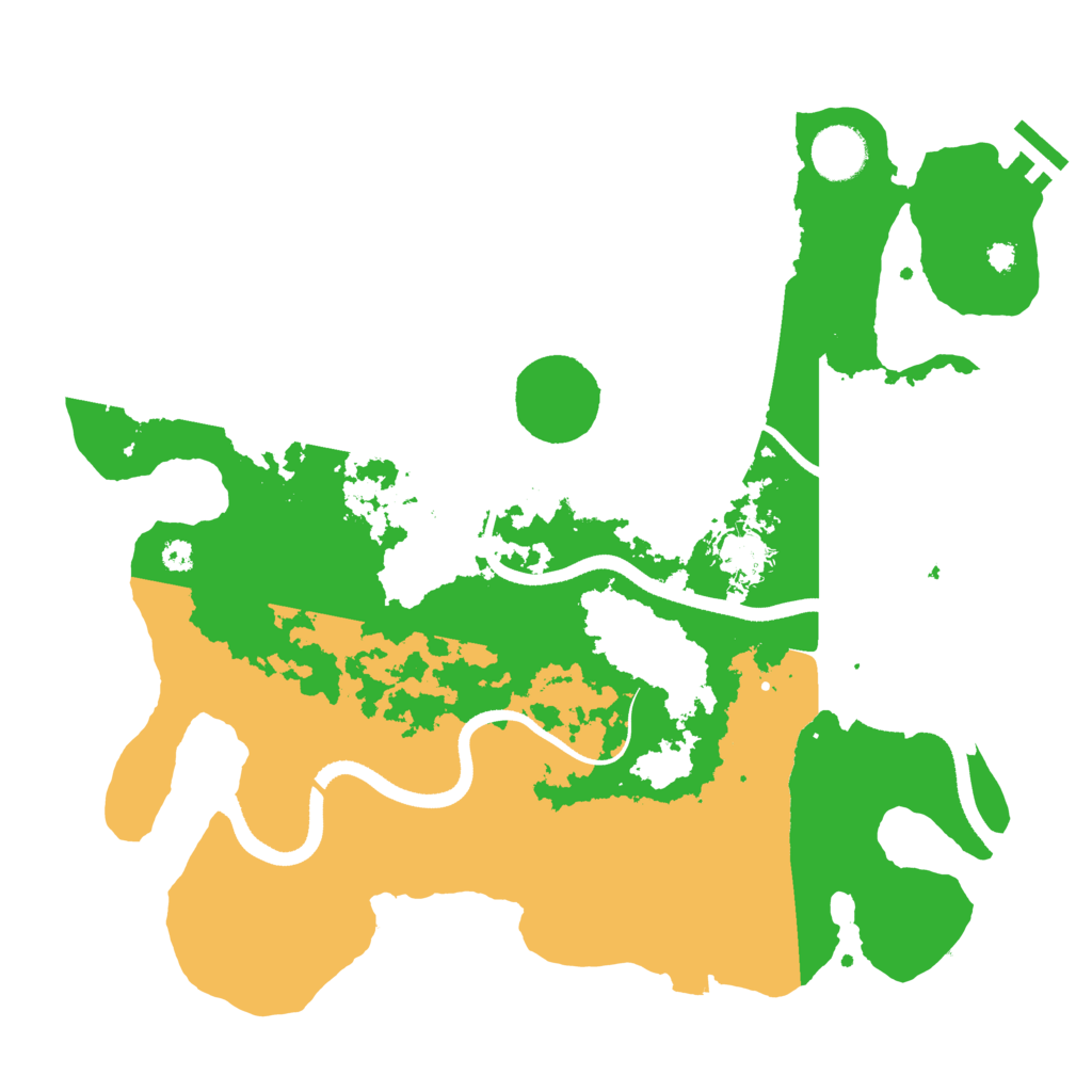 Biome Rust Map: Procedural Map, Size: 3500, Seed: 1927752797