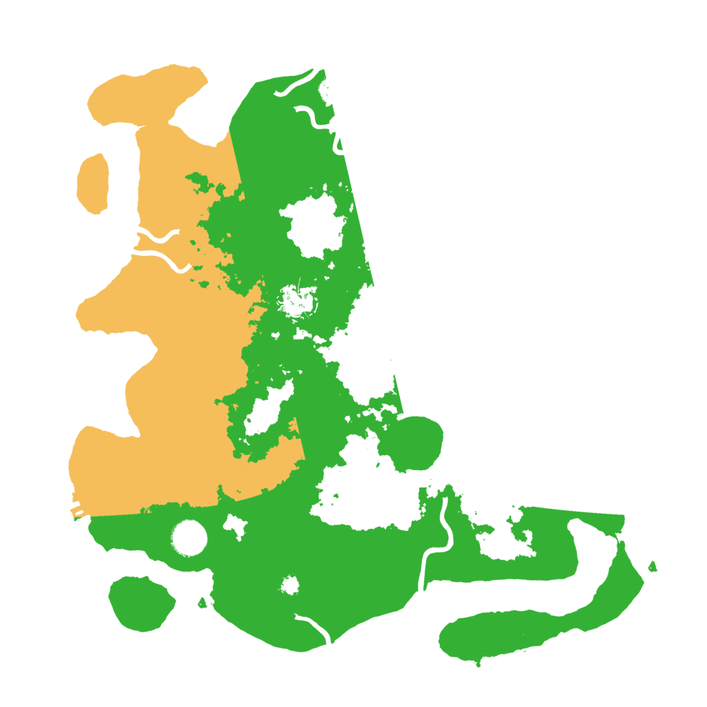 Biome Rust Map: Procedural Map, Size: 3500, Seed: 536877503