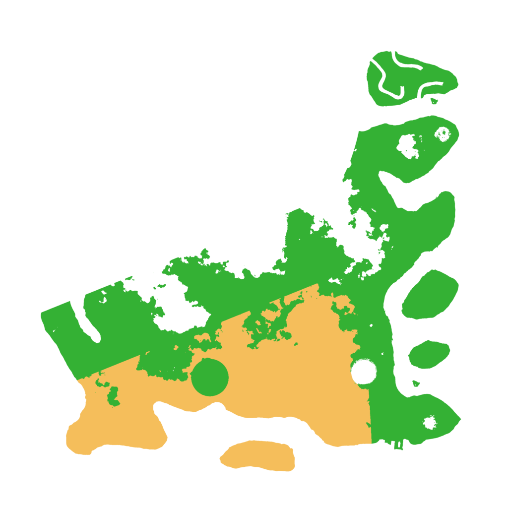 Biome Rust Map: Procedural Map, Size: 3600, Seed: 1944591280