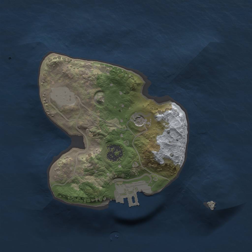 Rust Map: Procedural Map, Size: 1500, Seed: 266133791, 6 Monuments