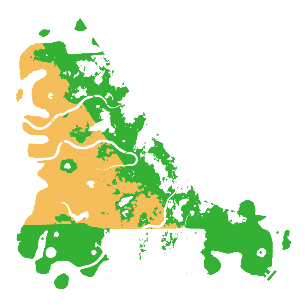 Biome Rust Map: Procedural Map, Size: 5000, Seed: 210035799