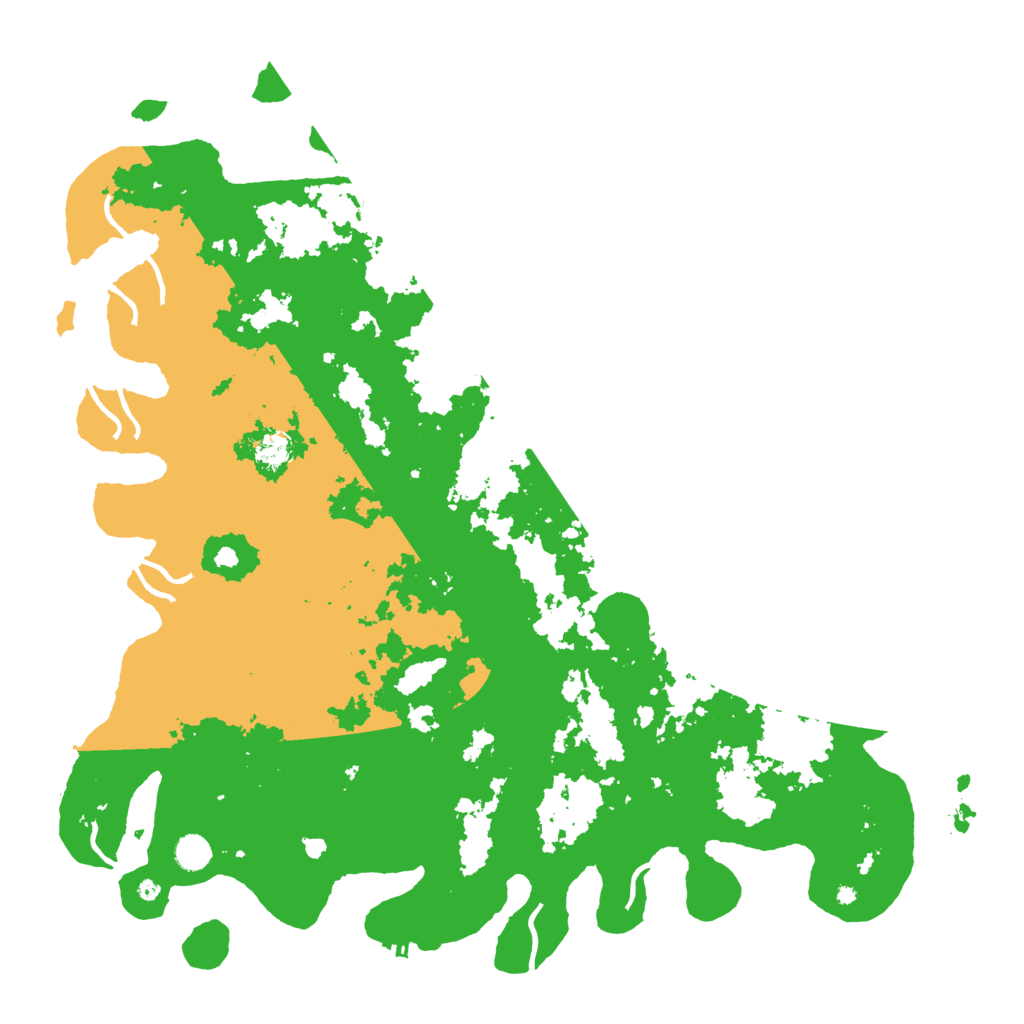 Biome Rust Map: Procedural Map, Size: 5000, Seed: 210035799