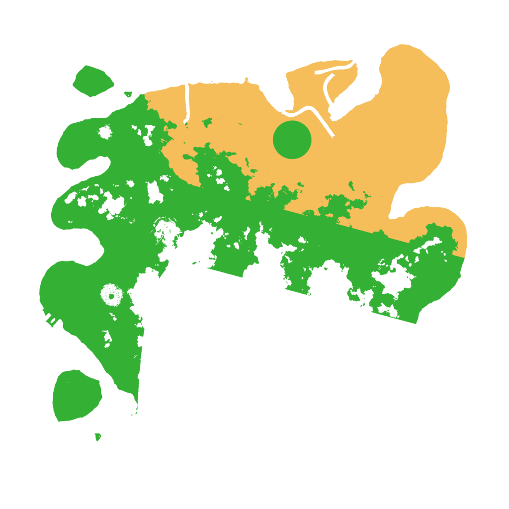 Biome Rust Map: Procedural Map, Size: 3500, Seed: 1978221633