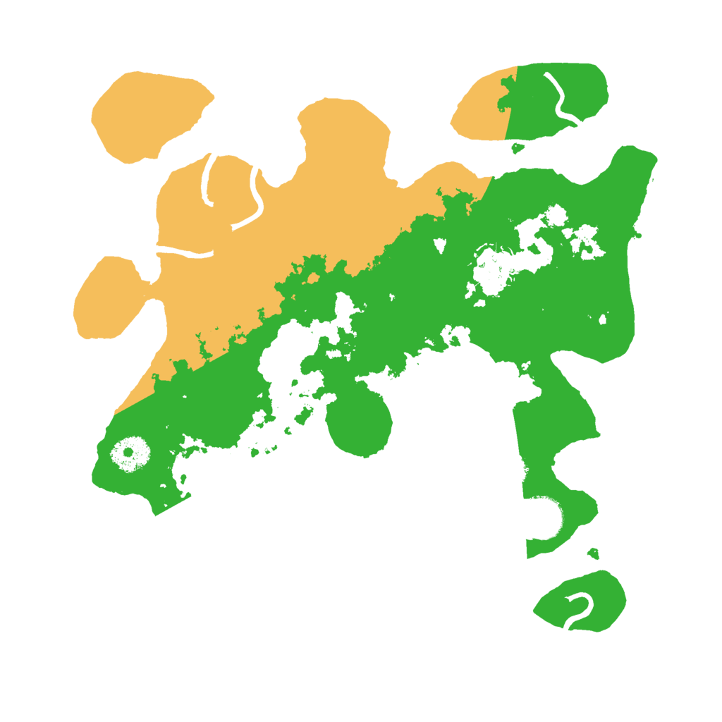 Biome Rust Map: Procedural Map, Size: 3000, Seed: 82416