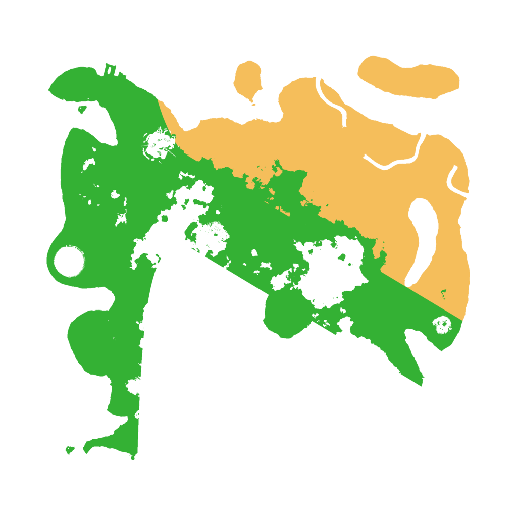 Biome Rust Map: Procedural Map, Size: 3000, Seed: 1799229420