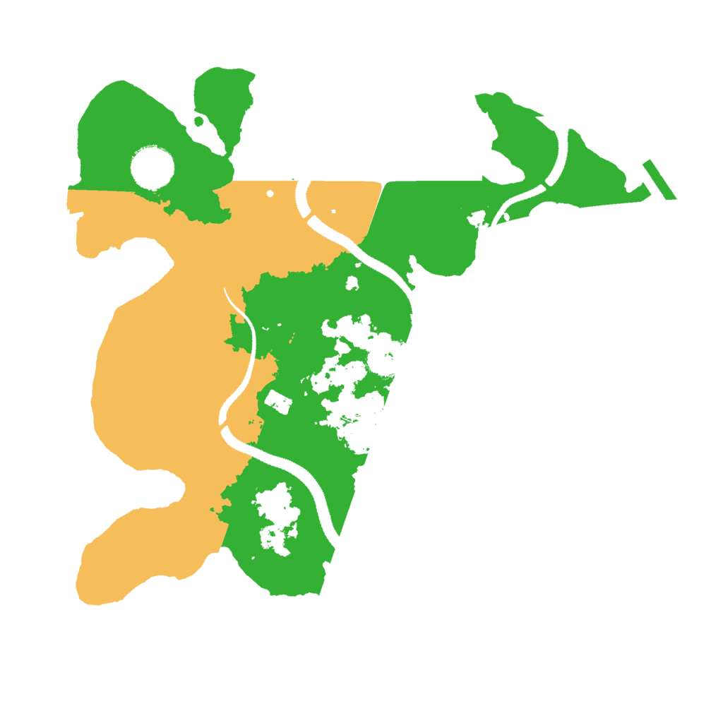 Biome Rust Map: Procedural Map, Size: 3000, Seed: 24932