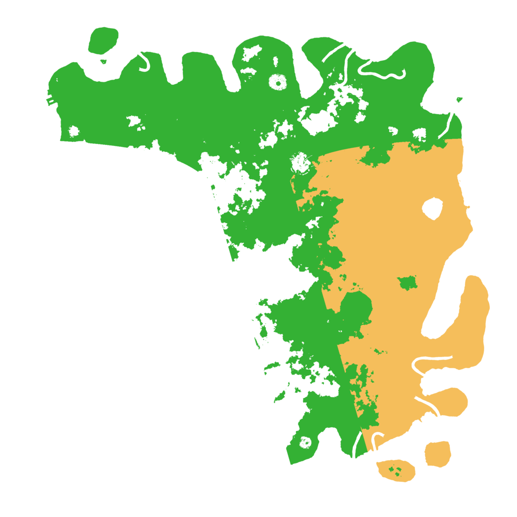 Biome Rust Map: Procedural Map, Size: 4500, Seed: 1598170179