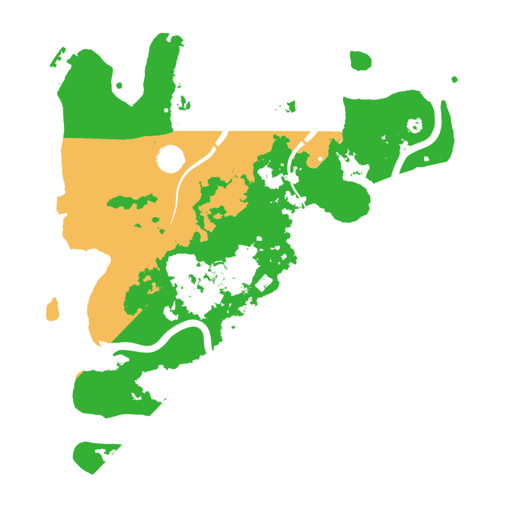 Biome Rust Map: Procedural Map, Size: 3400, Seed: 295219325